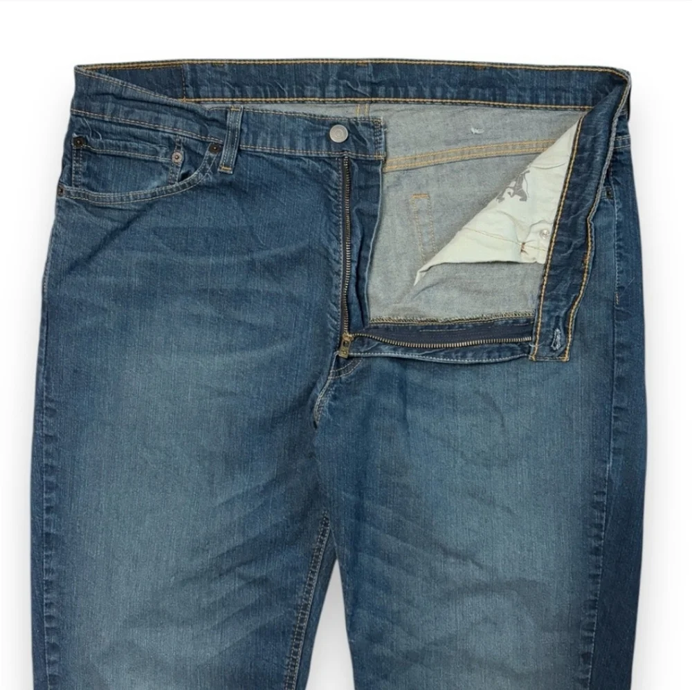 LEVI’S 541 Athletic Taper Jeans Midnight Medium Wash Stretch 40 x 32